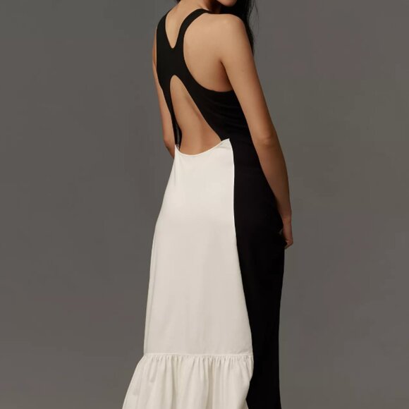 Daily Practice Color block racer Midi Dress - Picture 1 of 5